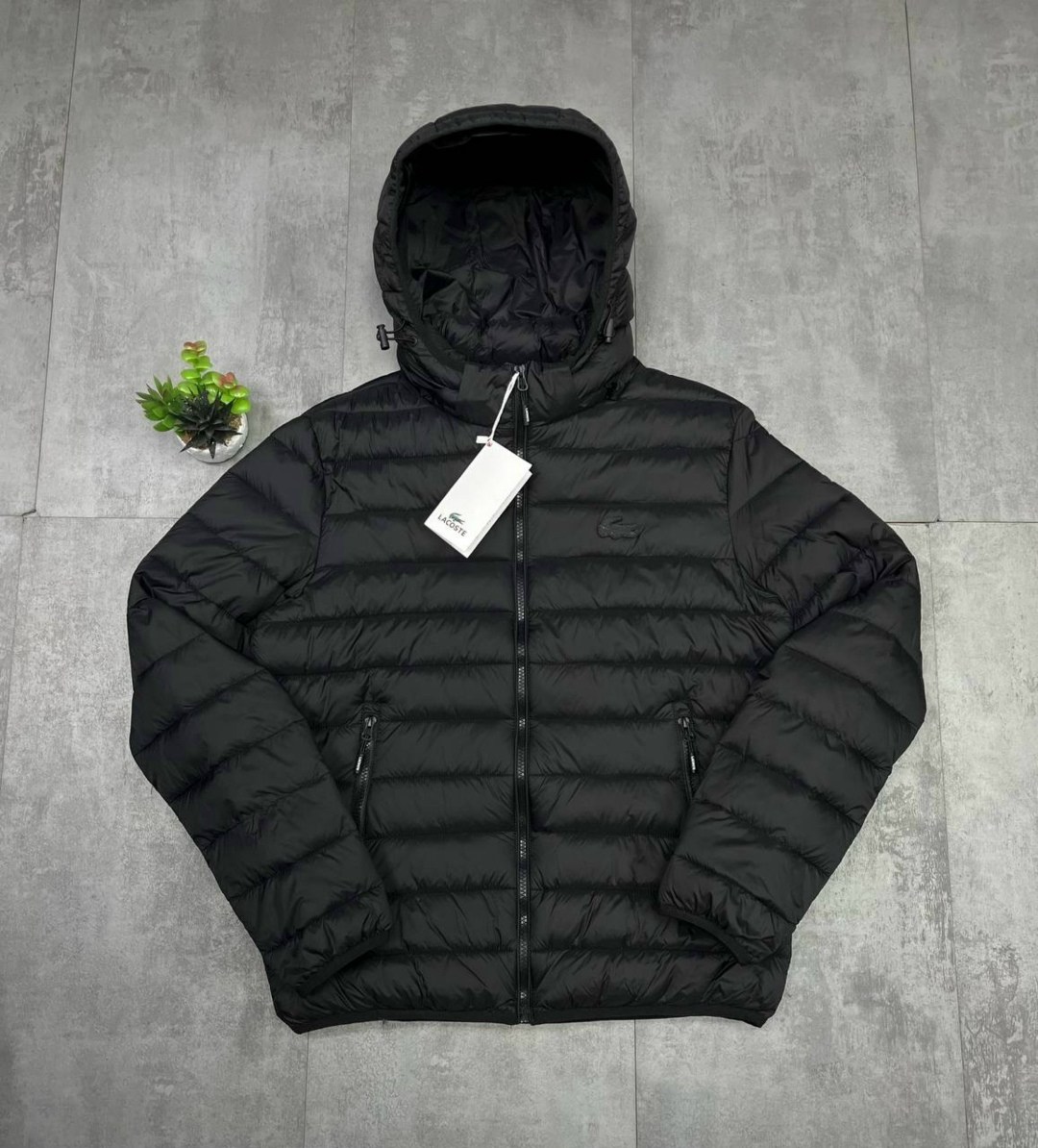 мужской пуховик lacoste long hooded quilted оливковый,пуховик lacoste,пуховик мужской lacoste,куртка lacoste,куртка зимняя lacoste