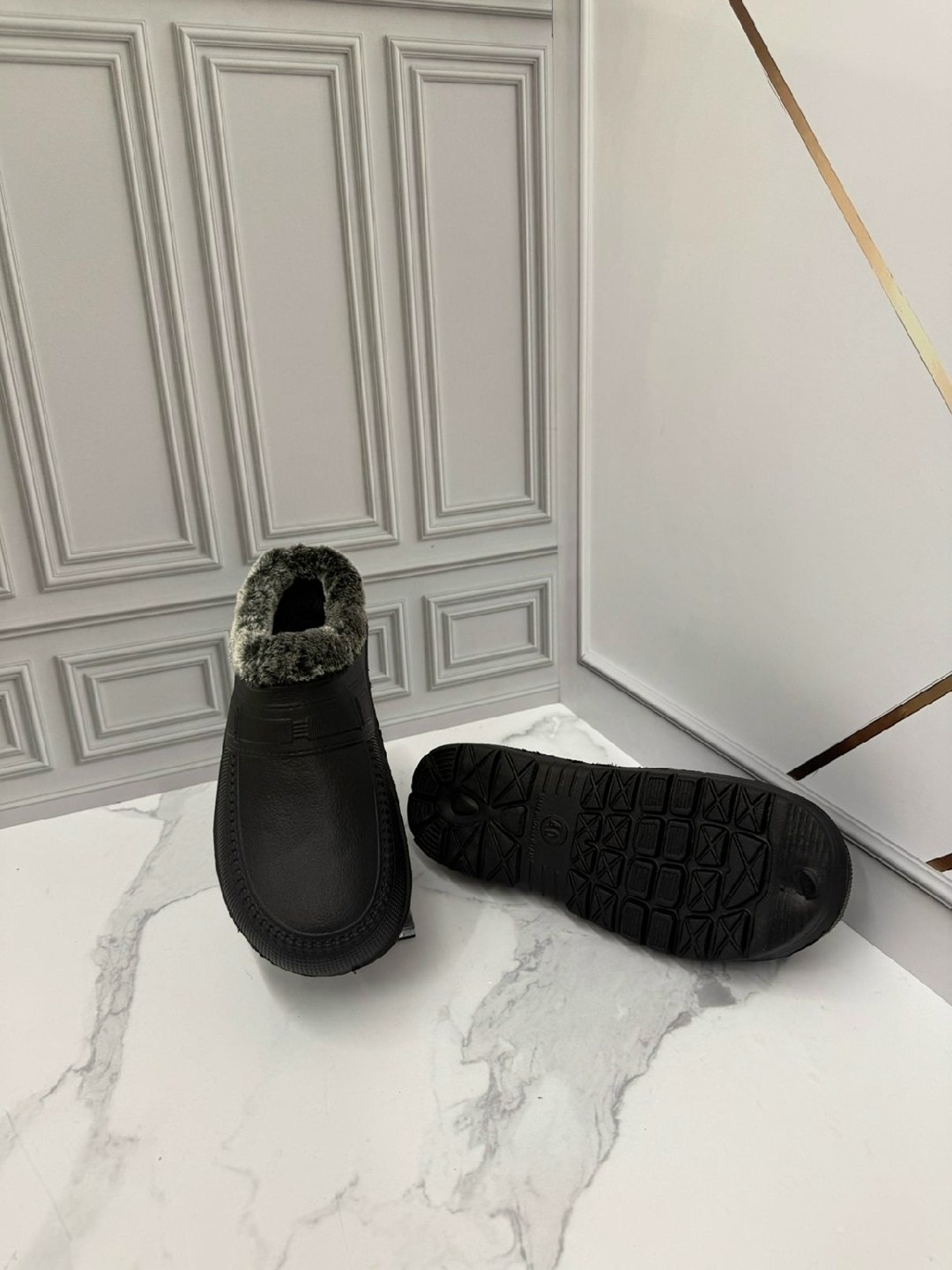 утепленные галоши мужские lucky land 24619944,обувь,мужские галоши,мужские утепленные галоши,галоши с мехом мужские