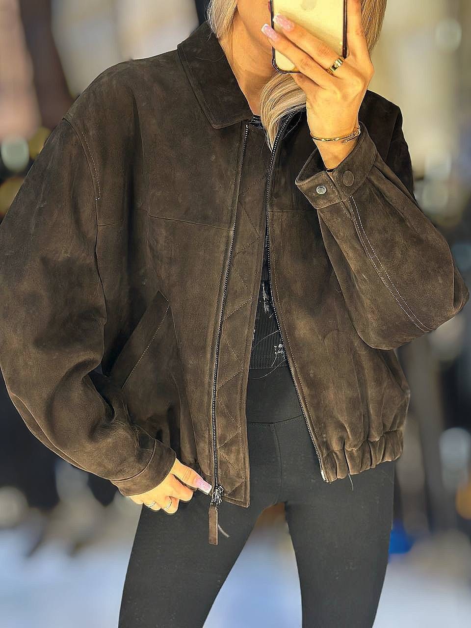 куртка замшевая,бомбер замша,женская верхняя одежда бомбер замш,бомбер женский кожаный замшевый,куртка из замши