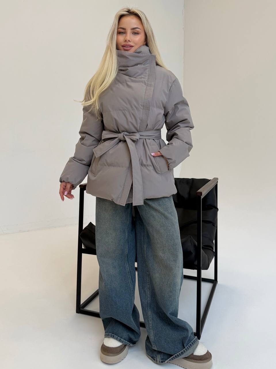 куртка с поясом,демисезонная куртка,пуховик с поясом,куртка женская демисезонная,куртка женская