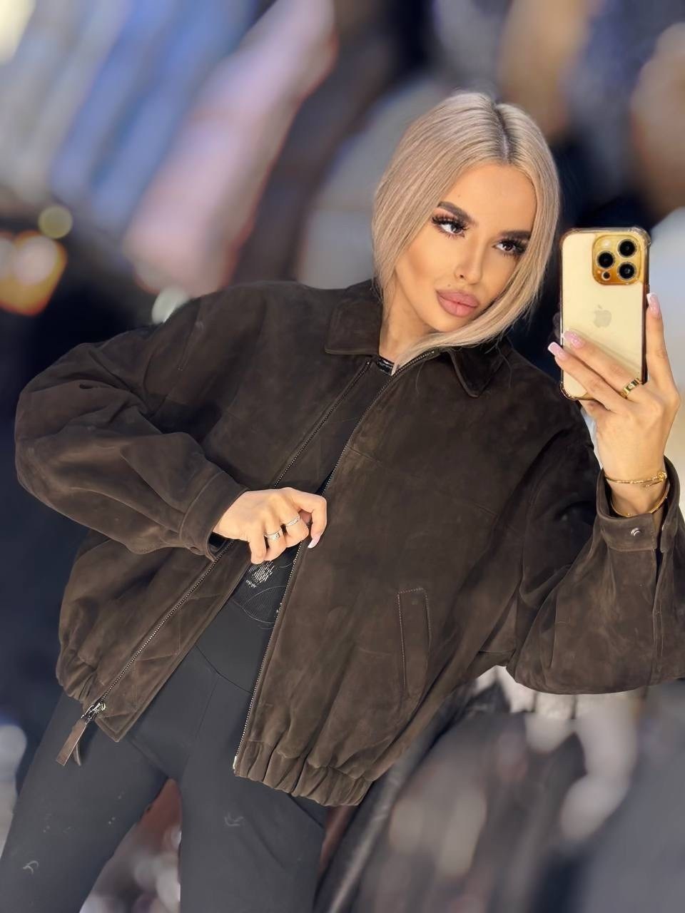 куртка замшевая,бомбер замша,женская верхняя одежда бомбер замш,бомбер женский кожаный замшевый,куртка из замши