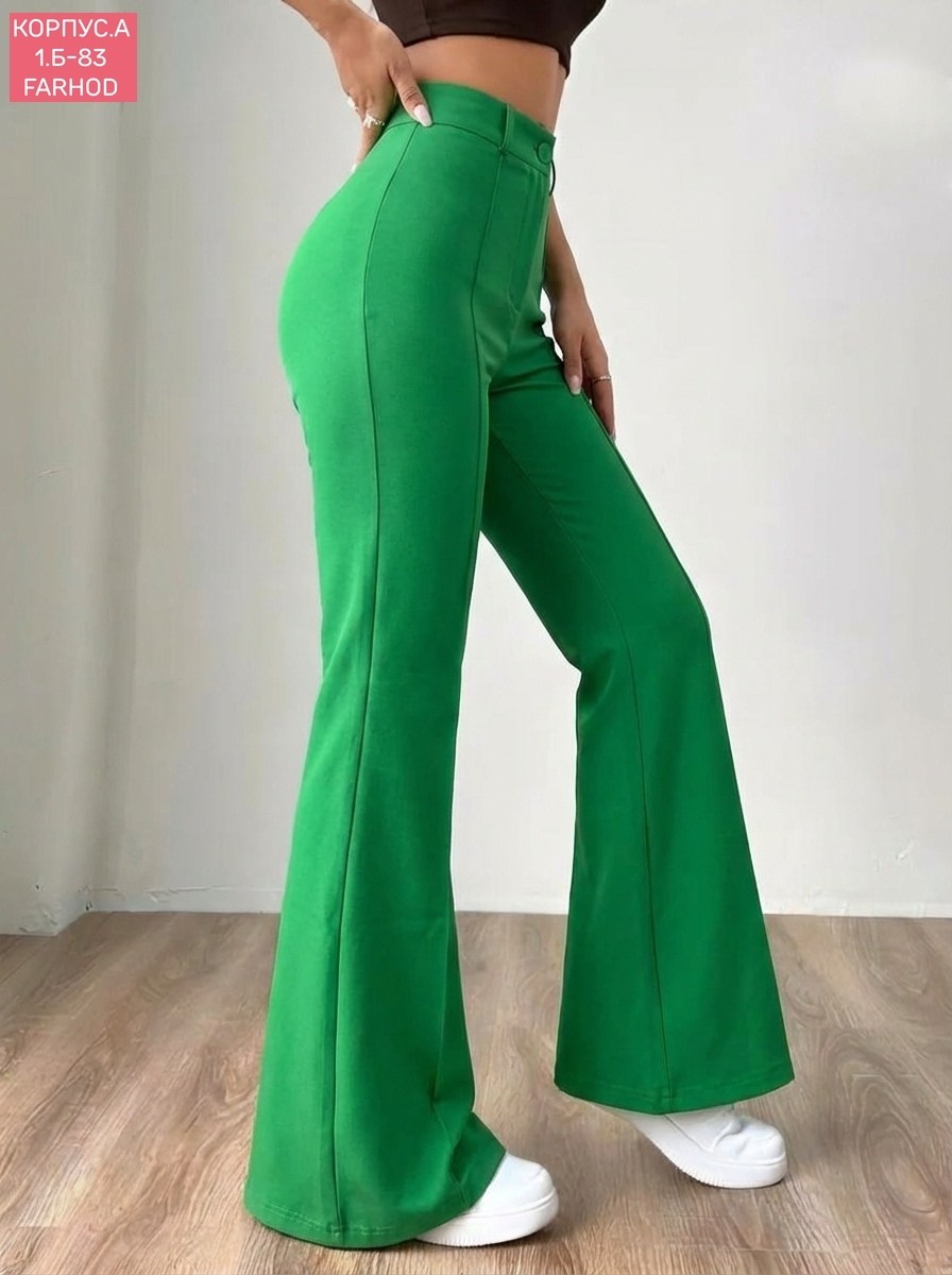 брюки женские,брюки клеш женские,зеленые штаны,брюки с высокой талией,зеленые брюки