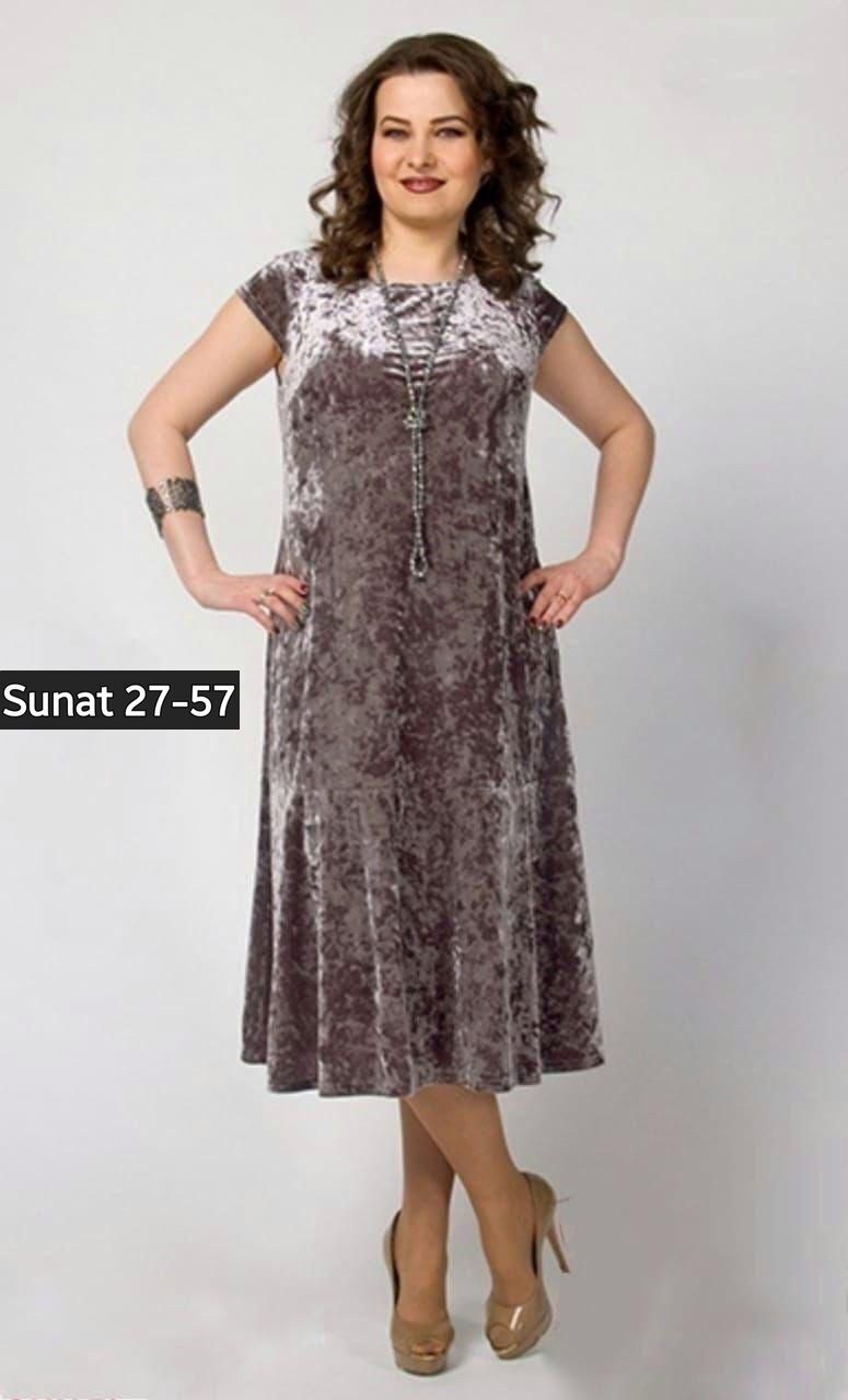 женское платье больших размеров,нарядное платье,платье женская,платье из велюра для полных,платье для полной женщины