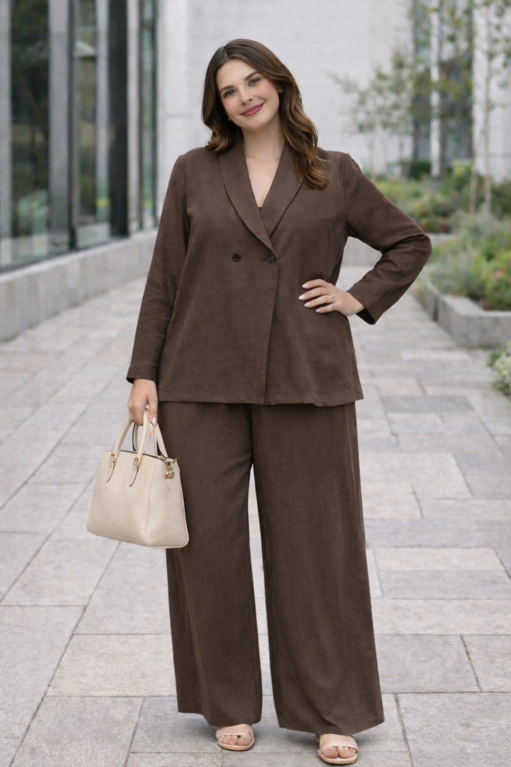 брючный костюм kavari 8034 белый,женские костюмы брючные,брючный костюм,льняной брючный костюм,бежевый брючный костюм