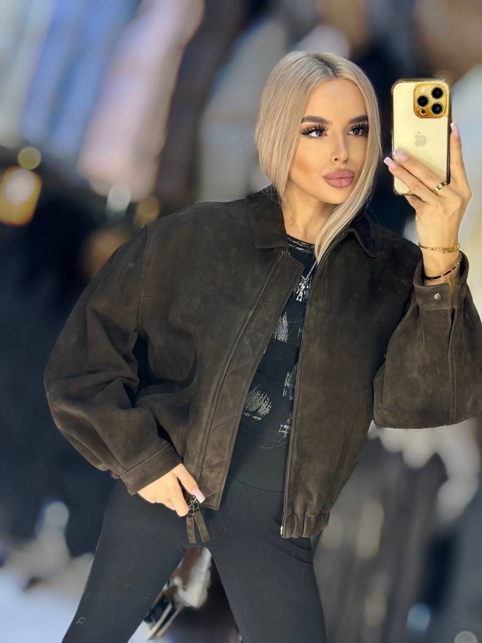 куртка замшевая,бомбер замша,женская верхняя одежда бомбер замш,бомбер женский кожаный замшевый,куртка из замши