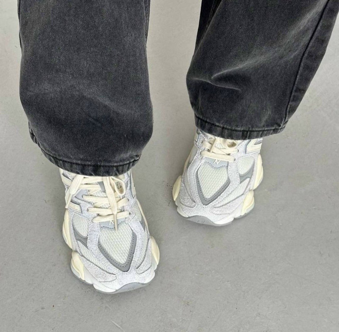 кроссовки new balance 9060,кроссовки new balance,new balance 9060 бежевые,кроссовки спортивные new balance 9060 mylook цвет молочный, белый, серый,кроссовки женскиe