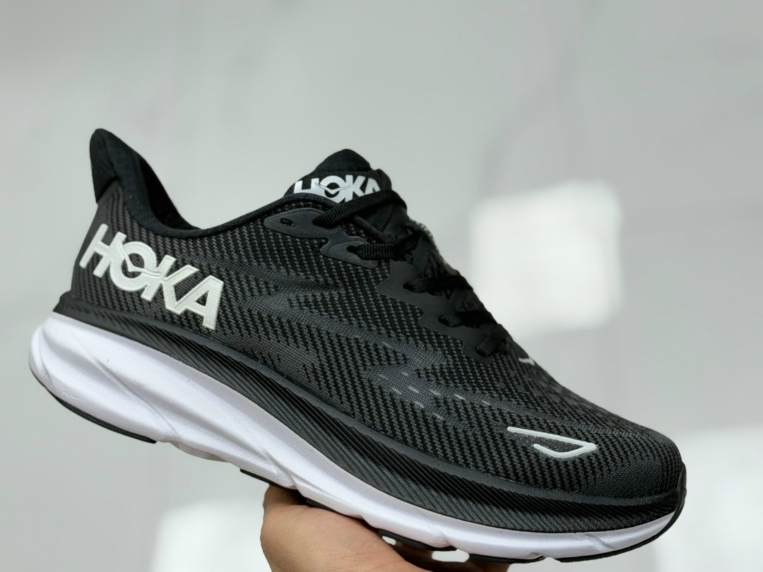 кроссовки hoka one one,кроссовки hoka,кроссовки мужские hoka clifton 9,кроссовки,кроссовки мужские hoka clifton 9 черные