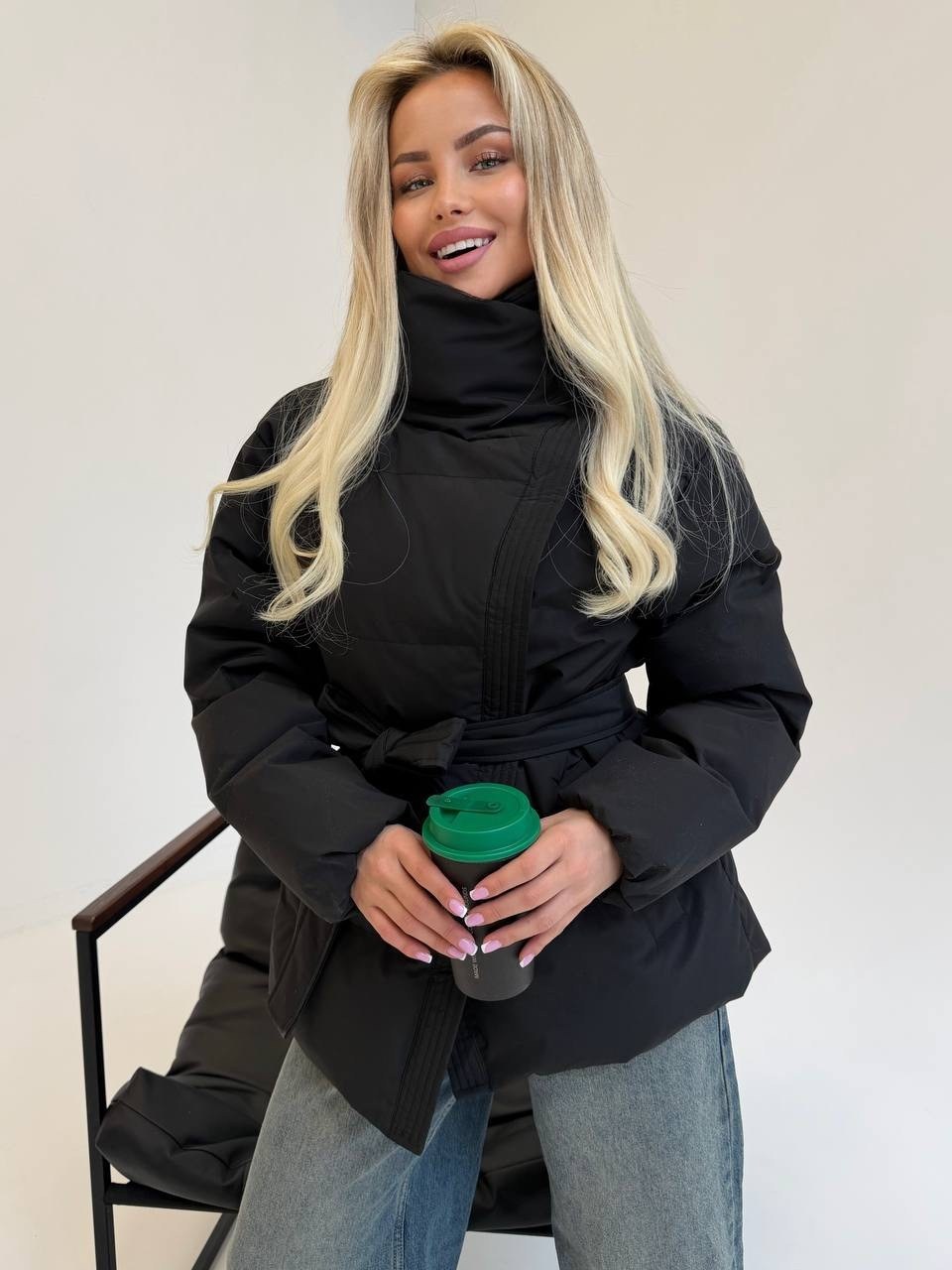 куртка с поясом,демисезонная куртка,пуховик с поясом,куртка женская демисезонная,куртка женская