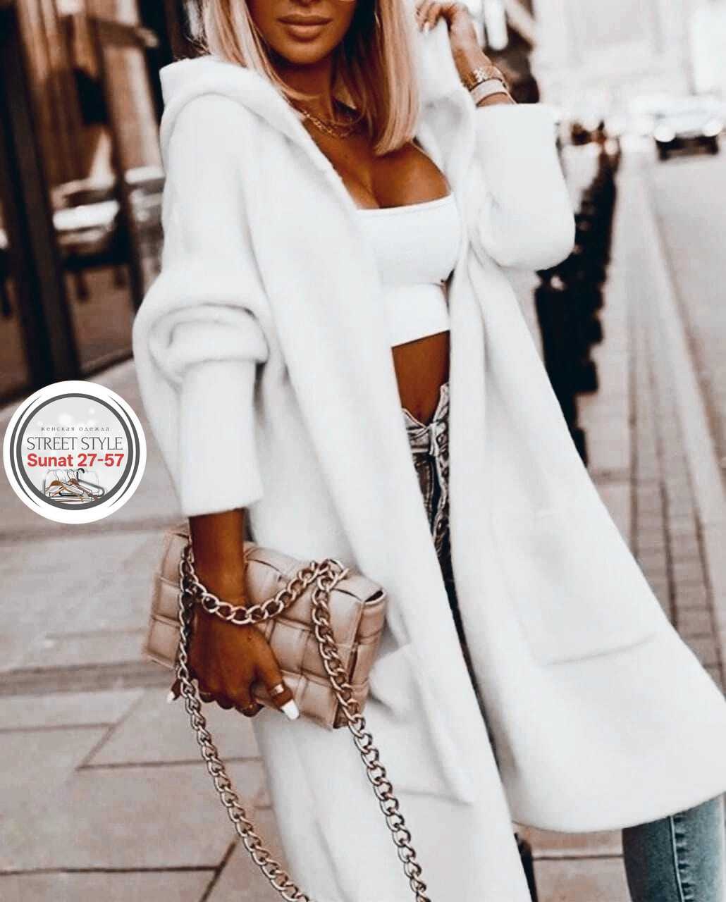 женский вязаный кардиган с капюшоном,удлиненный кардиган с капюшоном,кардиган,кардиган женский вязаный,женский однотонный вязаный кардиган с капюшоном