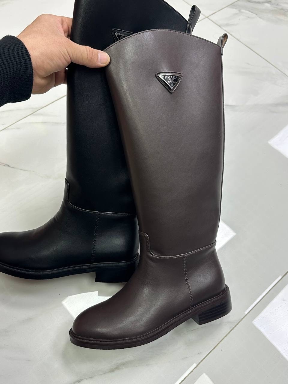 женские сапоги,сапоги,сапоги прада,сапоги prada,сапоги модные