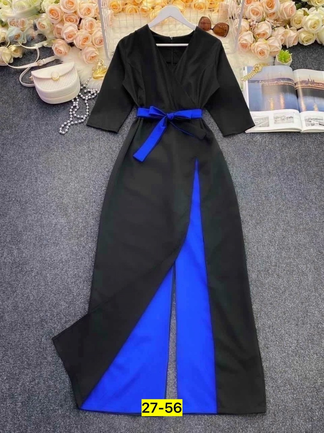 комбинезон вечерний брючный bloom&be,комбинезон костюм вечерний брючный salis,брючный комбинезон,комбинезон женский,комбинезон вечерний брючный bloom&be 21201339