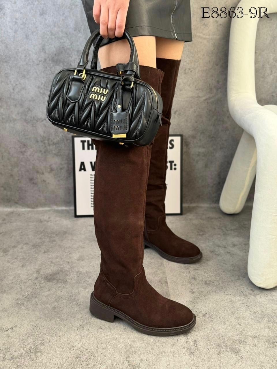 ботфорты женские зимние sufinnа в3024т,замшевые сапоги,сапоги женские,сапоги ботфорты,ботфорты женские