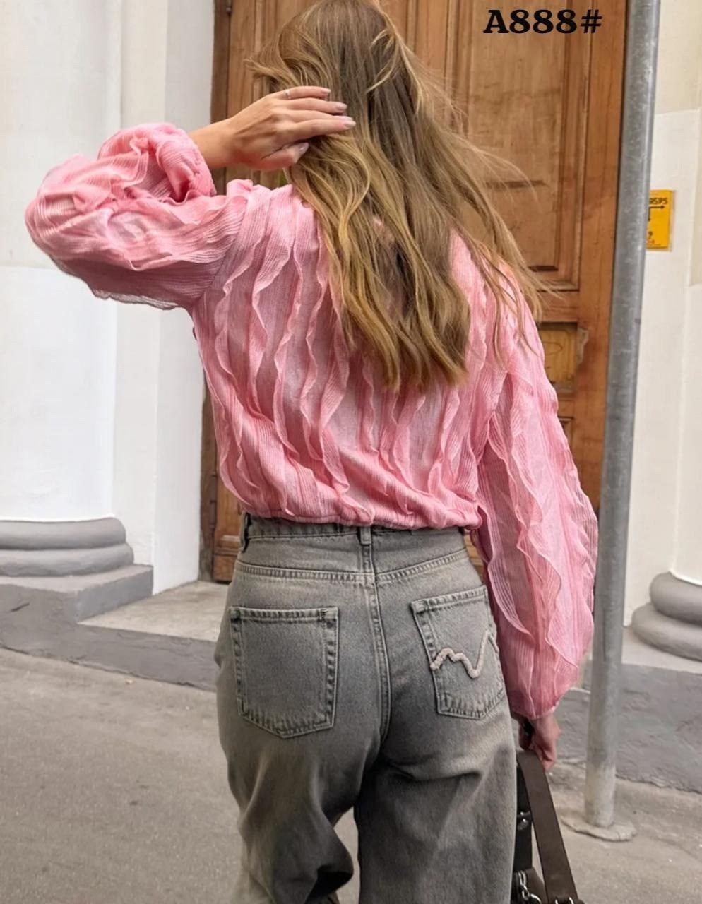 блузка с оборками,женская блуза,модные свитера,женская блузка,повседневная блузка