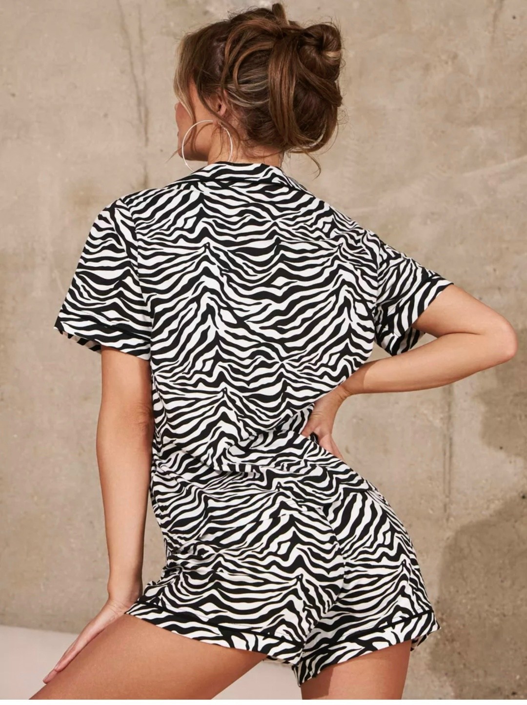 пижама женская,женская пижама с шортами,пижама с шортами 88521 зебра,пижама домашний одежда,домашняя пижама женская