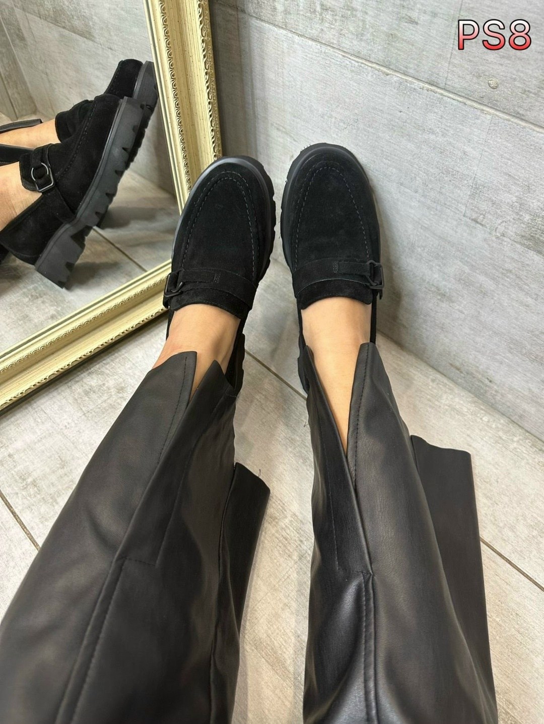 лоферы женские замшевые арт. 11337222,лоферы женские замшевые,лоферы женские,,черные лоферы