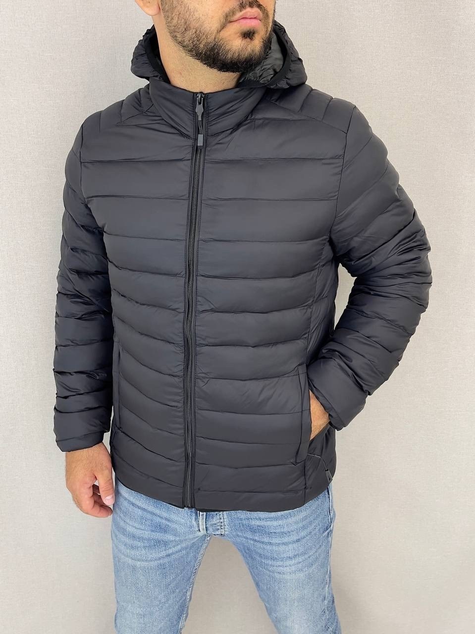 куртка мужскaя демисезонная,куртка осенняя мужская,куртка мужской,куртка мужская стеганная с капюшоном черного цвета,куртка демисезонная