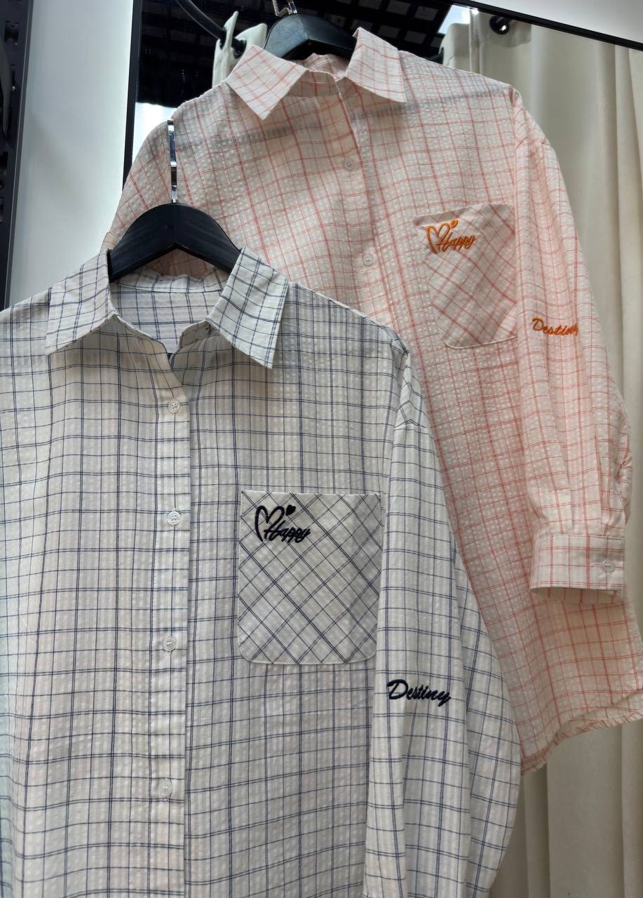 женская рубашка,стильная блуза,рубашка,рубашка в клетку женская оверсайз,стильная рубашка