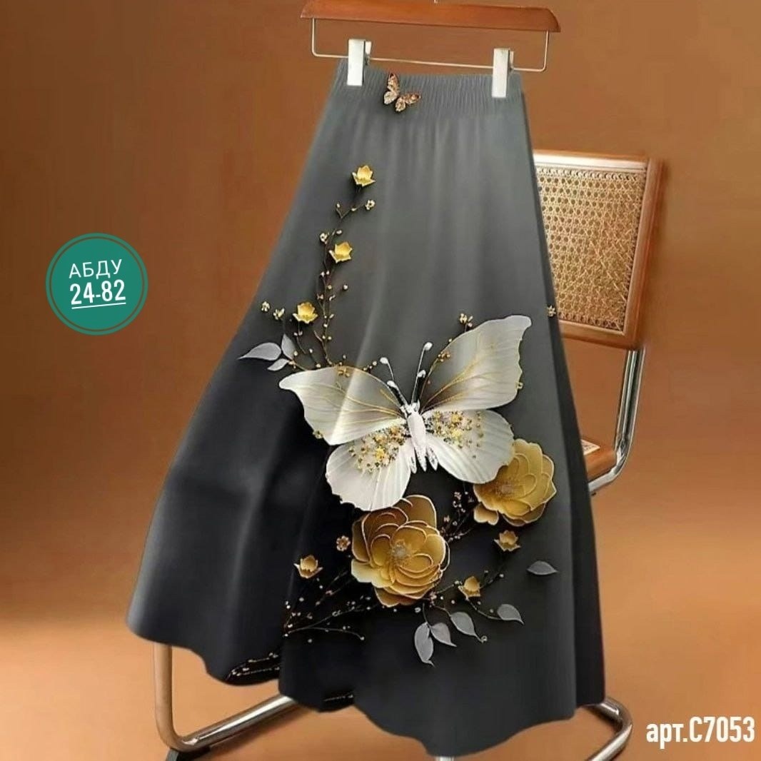 юбка женская,юбка,юбка с принтом,женская юбка с принтом,юбка средней длины
