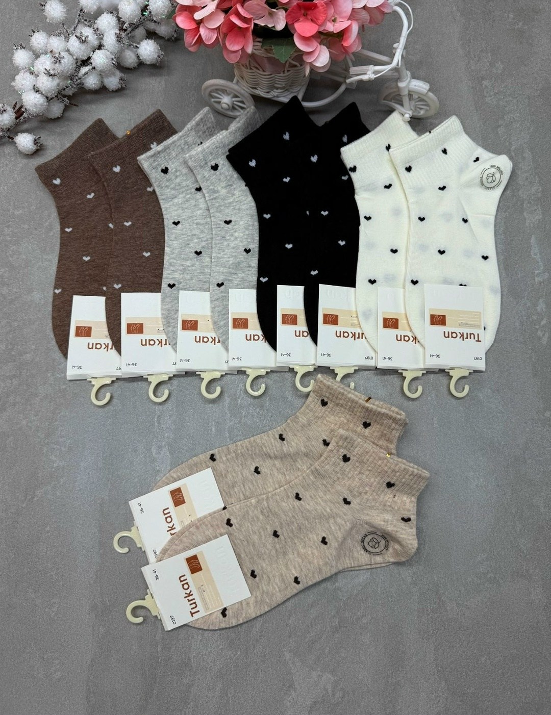 носки женские 10 пар,носки женские,комплект носки женские,носки женские 5 пар 36-41 turkan,носки средние спортивные в горошек набор 5 пар syltan