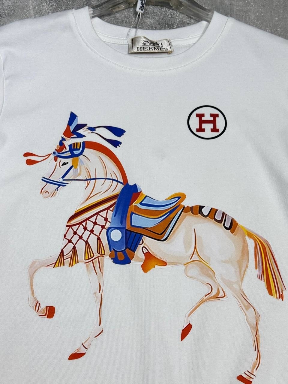 футболка hermes,футболка,футболки женская,футболка с принтом,брендовые футболки