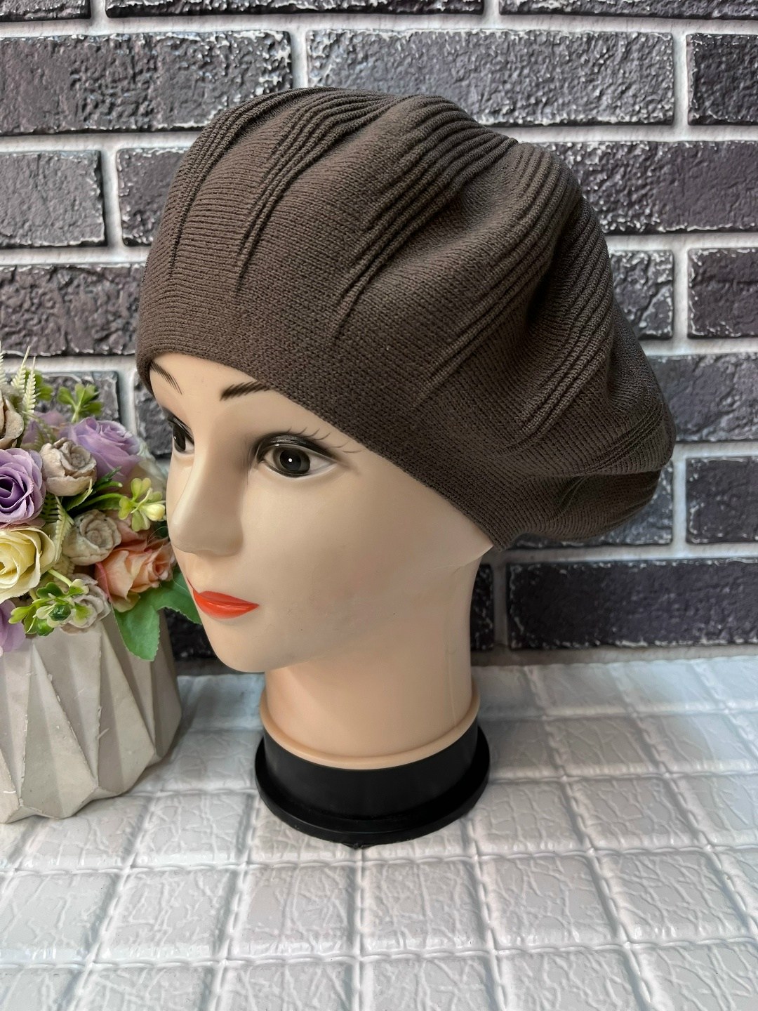 берет двойной,берет,берет женский,беретки женские весенние,шапка для женщин