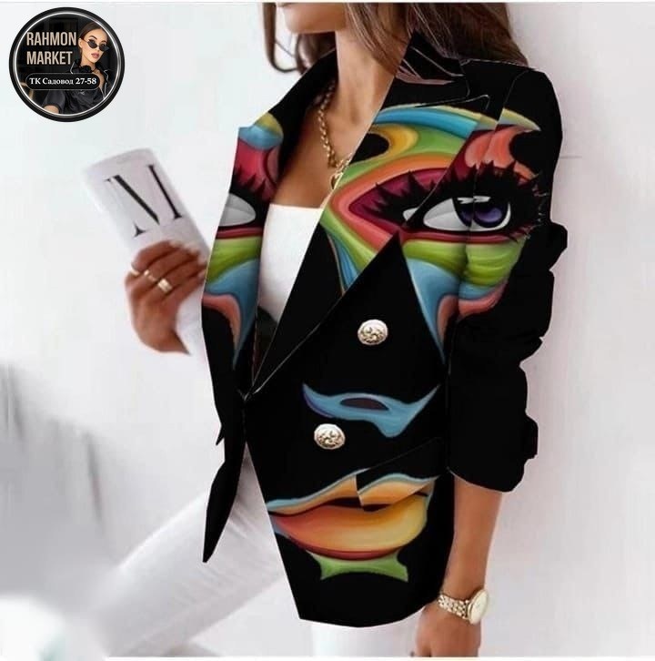 пиджак с принтом,стильный пиджак,пиджак женский,женские костюмы