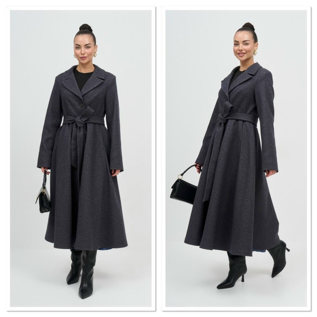 женское пальто,длинное пальто женское,модели пальто,серое пальто,пальто