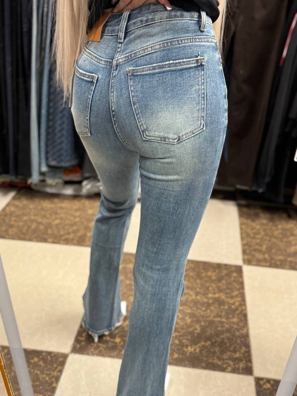 джинсы клеш с высокой посадкой glanada,джинсы женские клёш,джинсы женские,джинсы клеш,джинсы клеш с высокой посадкой