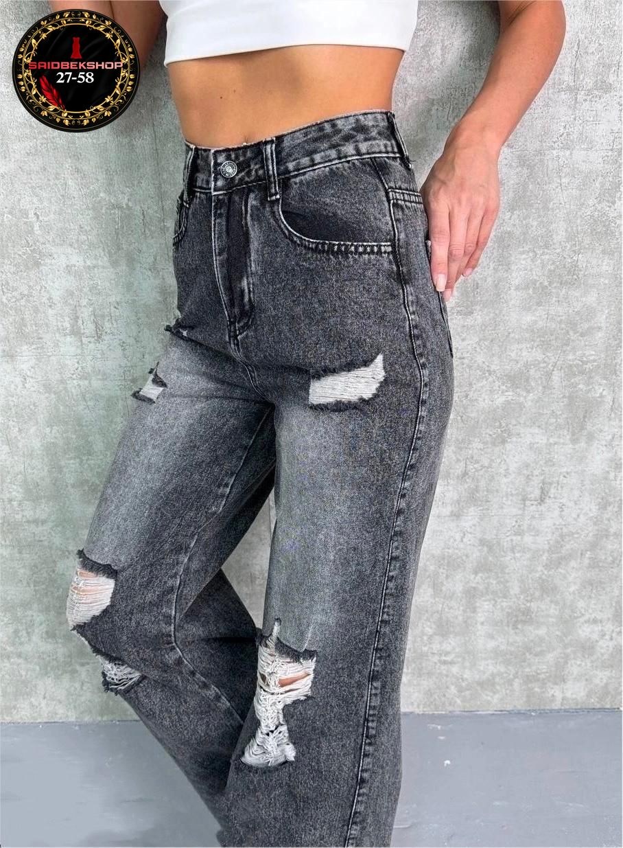 джинсы широкие рваные,женские джинсы,модные джинсы,джинсы женские широкие,стильные джинсы