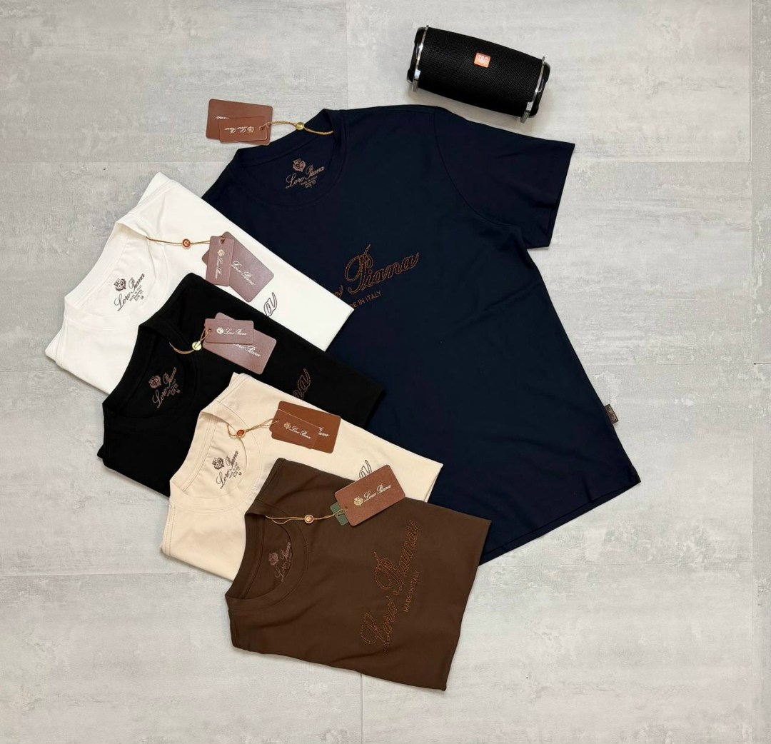 мужская футболка,коричневая футболка,loro piana футболка,футболка,футболки мужские брендовые