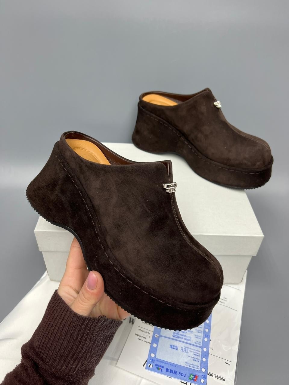 ,платформа ,туфли на плоской подошве,женская ,женские ретро-тапочки на платформе из матовой кожи