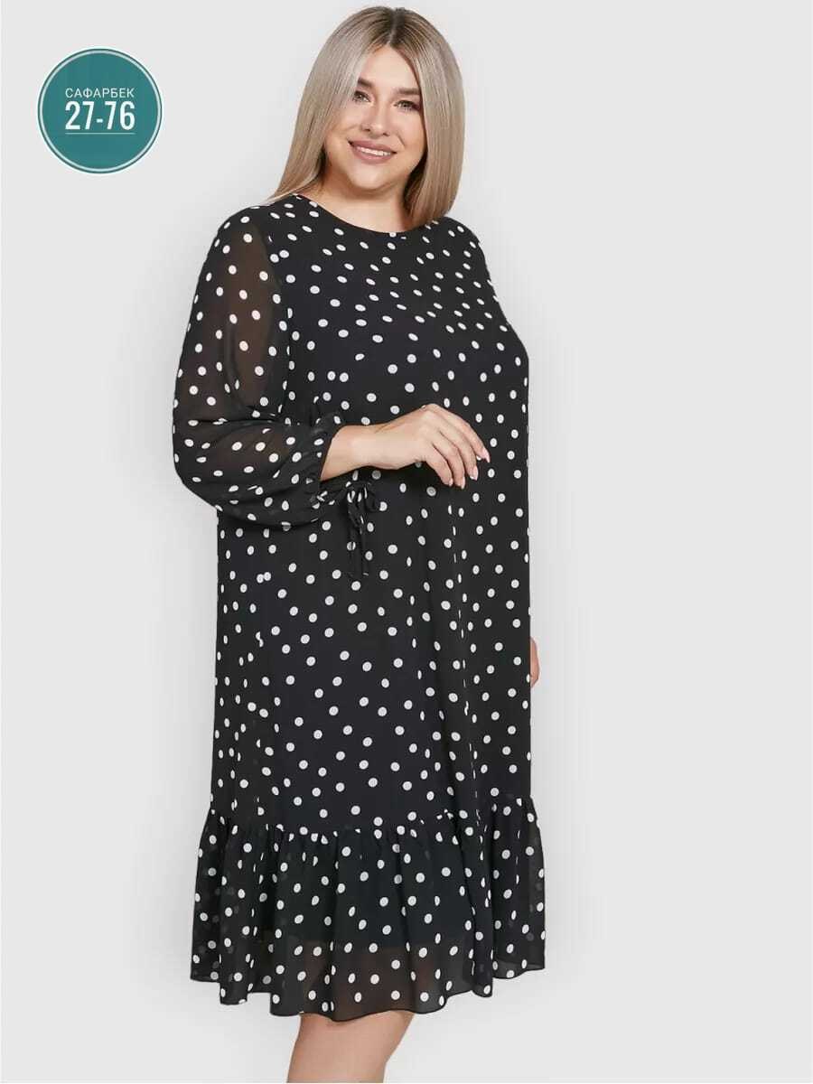 платье большие размеры,платье для полных,распродажа платьев,женское платье в горошек больших размеров,платье женское большие размеры