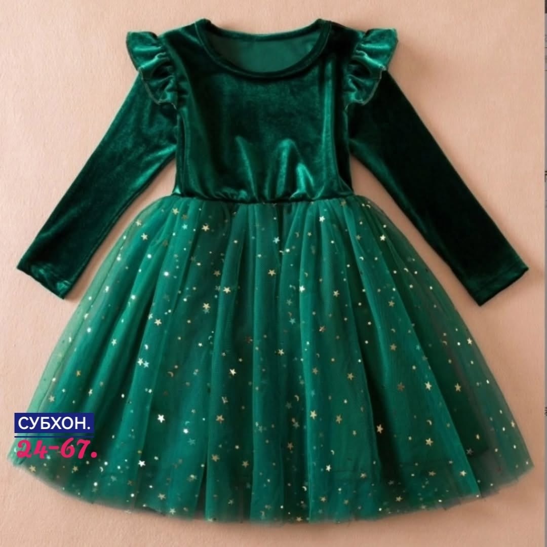платье для девочки,новогоднее платье,новогоднее платье для девочки,платье зеленое для девочки,платье принцессы