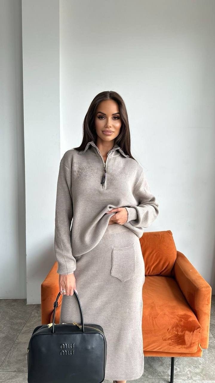 трикотажный костюм,платье свитер вязаное теплое lulla 254338605,костюм вязаный с брюками и джемпером b&ch 263200234,трикотажный костюм с юбкой,костюм с юбкой