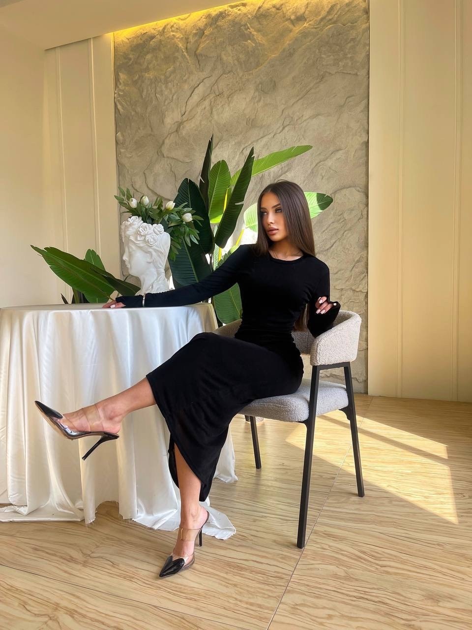 женское платье,,платье черное,платье,платье миди