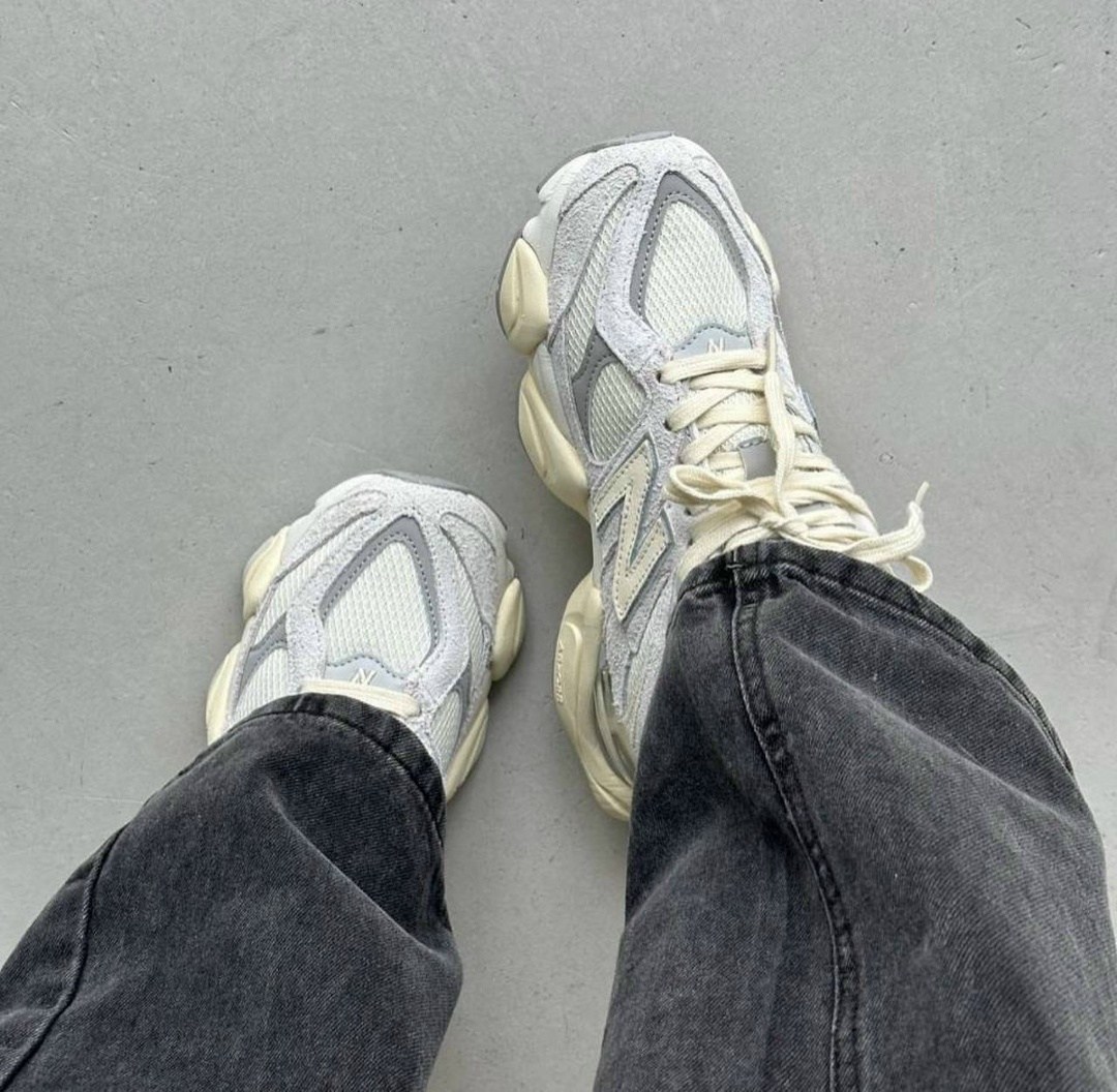 кроссовки new balance 9060,кроссовки new balance,new balance 9060 бежевые,кроссовки спортивные new balance 9060 mylook цвет молочный, белый, серый,кроссовки женскиe