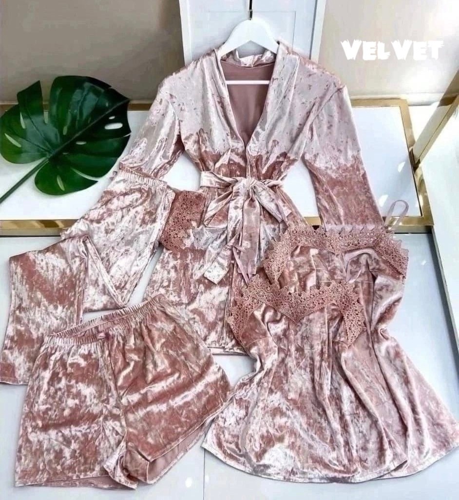 пижама комплект 5 в 1,пижама велюровая женская,пижама велюровая со штанами комплект 5 в 1,пижама комплект женская,комплект пижамный тройка велюр