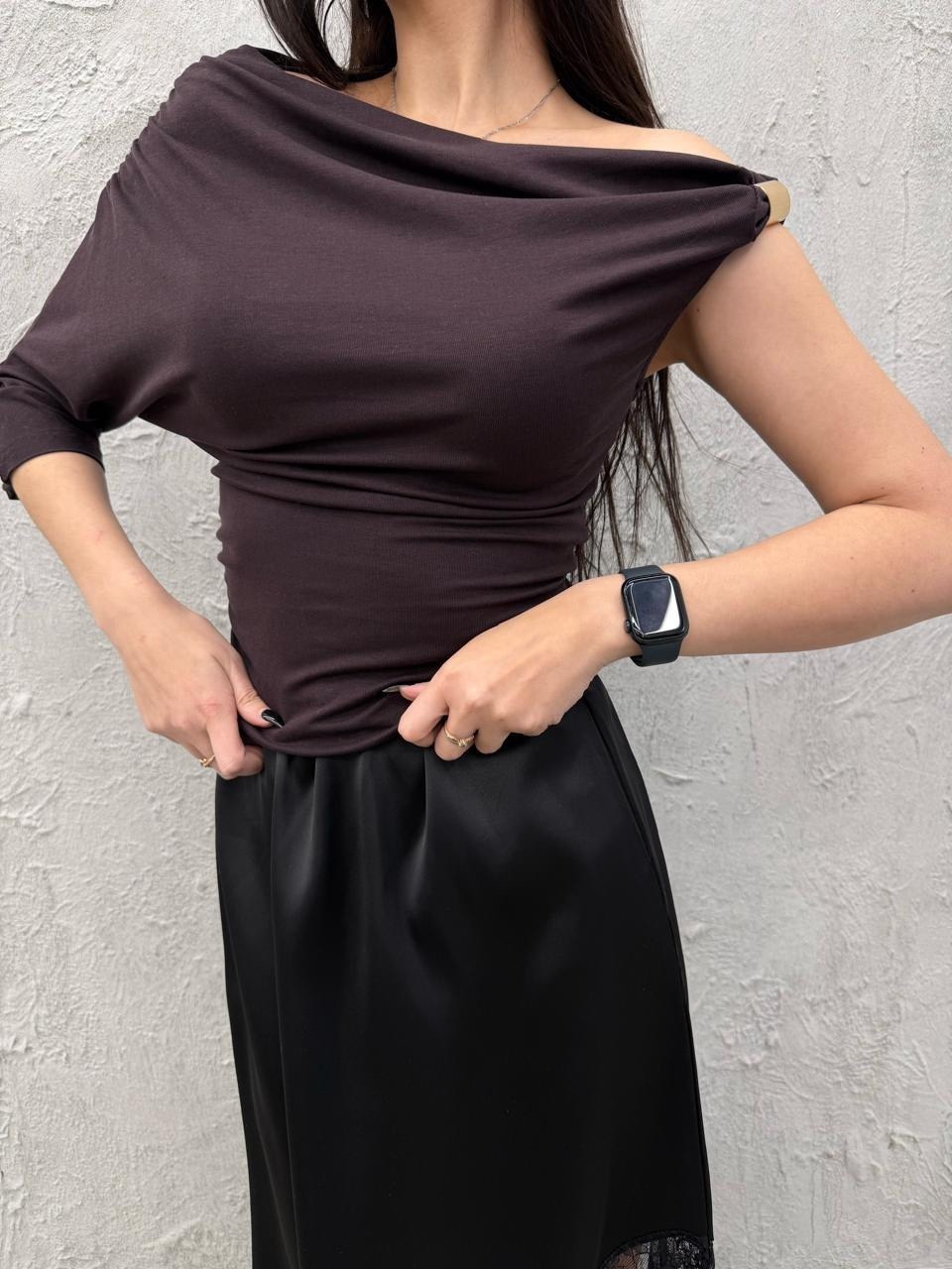 женская кофта,лонгслив с открытыми плечами кофта нарядная драпировка modamica,лонгслив с драпировкой,лонгслив с открытыми плечами,блузки