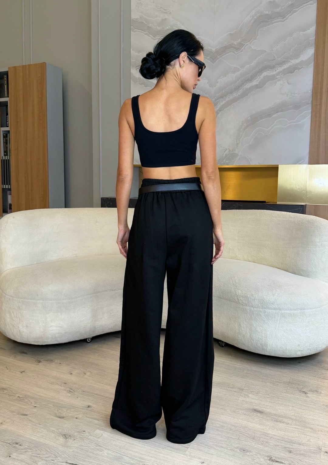 брюки палаццо,широкие брюки,брюки палаццо с высокой талией,брюки палаццо широкие,брюки палаццо 42-44 черные