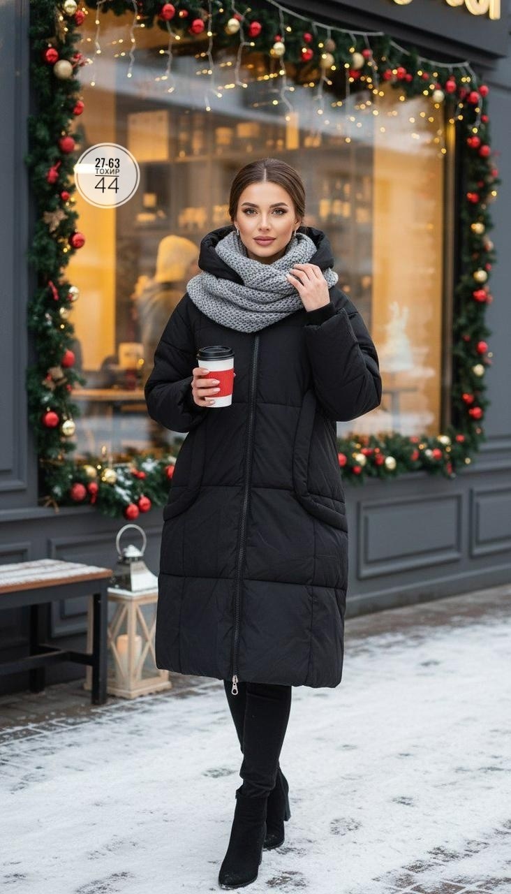 пуховик зимний длинный с капюшоном оверсайз ksulor brand,пуховик зимний длинный с капюшоном,пуховик зимний удлиненный с капюшоном fleso,пуховик открытый,пуховик женский