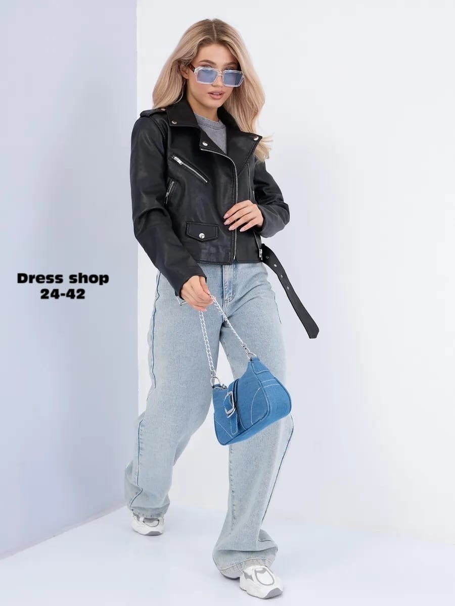 кожаная косуха оверсайз варенка concept club,женская просторная куртка-косуха из экокожи,кожаная куртка,куртка кожаная косуха женская,куртка косуха