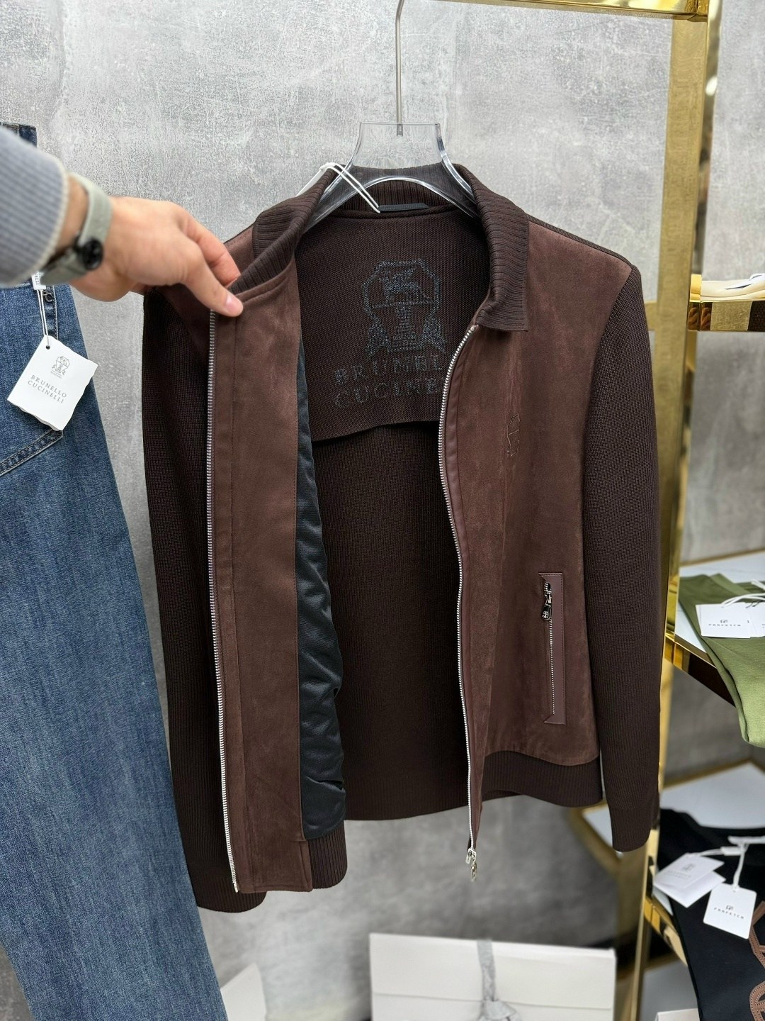 куртка замшевая мужская,замшевая куртка,мужская кожаная куртка,кожаная куртка,куртка мужская loro piana lux-109822