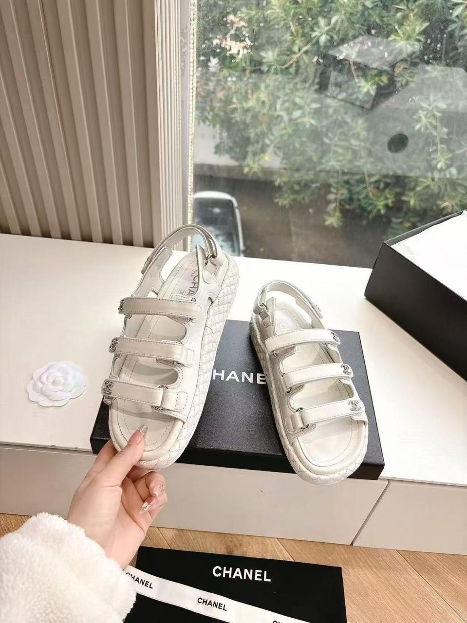 босоножки chanel,сандалии chanel,босоножки шанель на липучках,сандали шанель черные,шанель сандалии черные