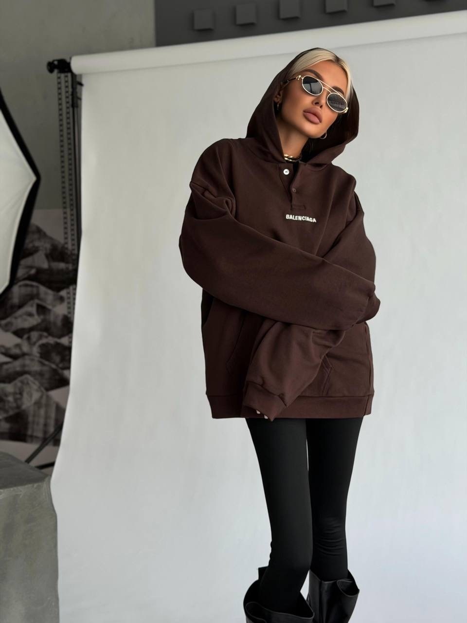 толстовка,толстовка с капюшоном,женское толстовка,худи оверсайз,худи коричневый