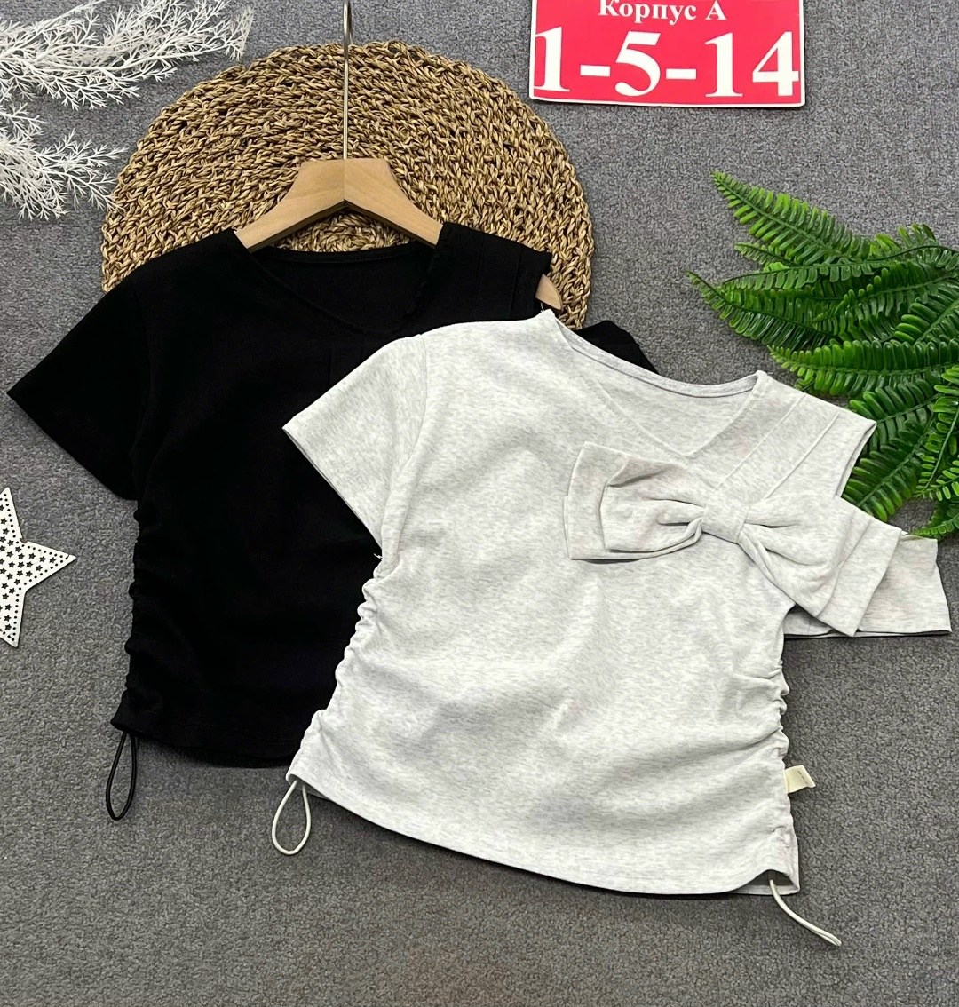 футболки для девочек,футболка детская kaftan бантик,розовая футболка детская,футболка с бантами,футболки детские