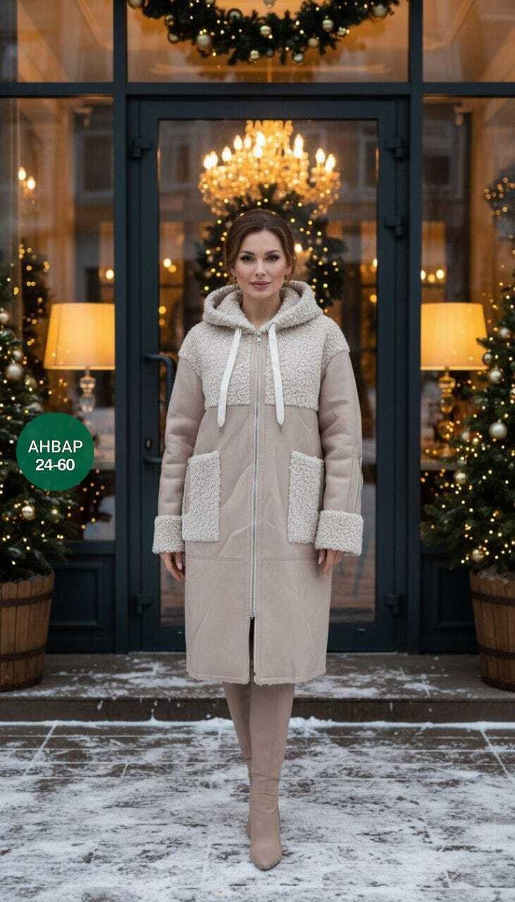 дубленка искусственная elfina,искусственная дубленка,дублёнка женская,эко дубленка,дубленка runxinya