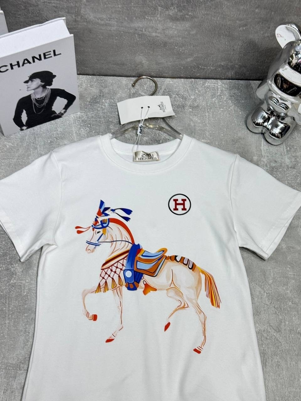 футболка hermes,футболка,футболки женская,футболка с принтом,брендовые футболки