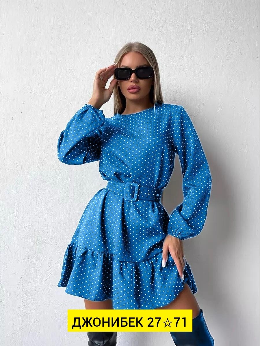 платье,платье женская,платье женское с длинным рукавом mil.story,платье в горошек,платье женское летнее в горох
