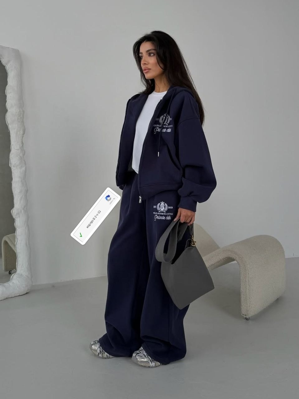 спортивный костюм оверсайз,спортивный костюм женский,женский костюм,костюм спортивный оверсайз с начесом палаццо и зип худи micca 526679758,спортивный костюм