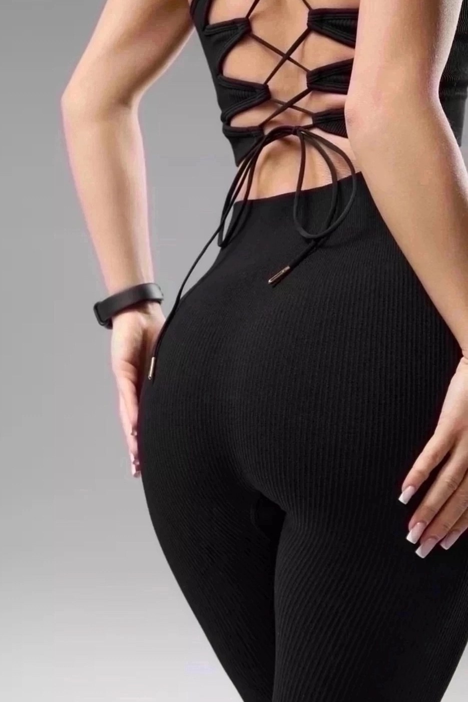 легинсы женские,лосины женские,женские леггинсы,лосины черные,лосины в рубчик леггинсы спортивные jelika цвет черный